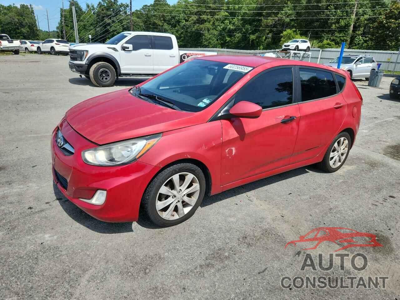 HYUNDAI ACCENT 2012 - KMHCU5AE9CU053460