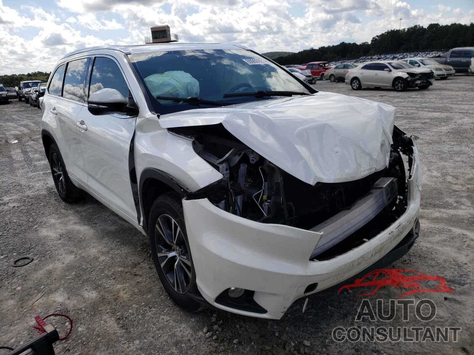 TOYOTA HIGHLANDER 2016 - 5TDKKRFH1GS164305