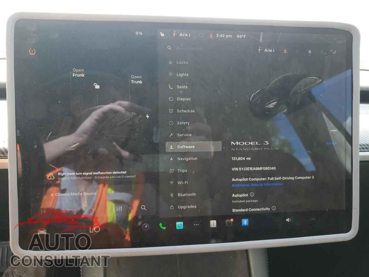 TESLA MODEL 3 2021 - 5YJ3E1EA9MF095140