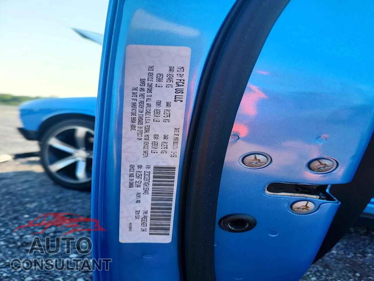 DODGE CHALLENGER 2016 - 2C3CDZBTXGH193443