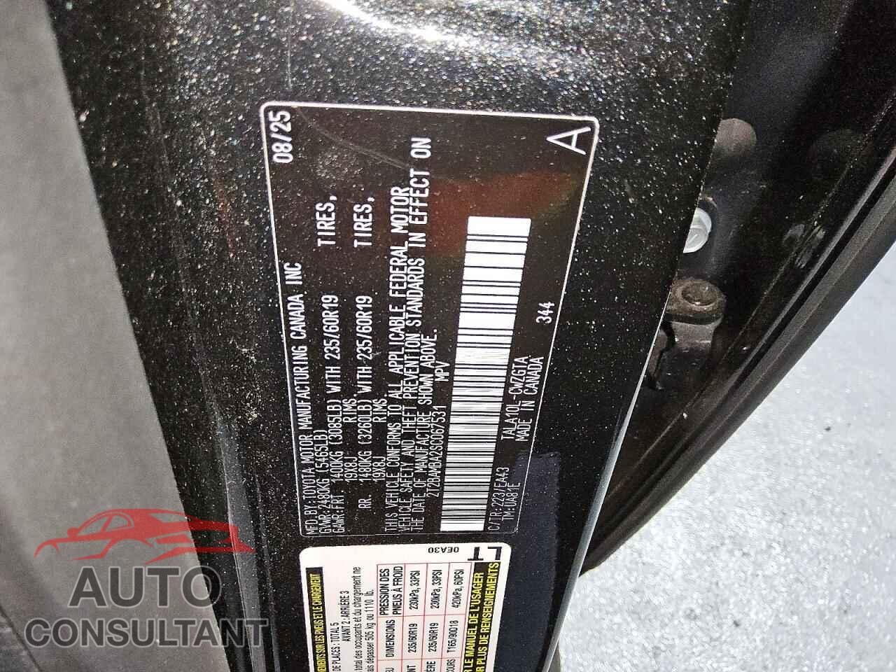 LEXUS RX350 2025 - 2T2BAMBA2SC067531