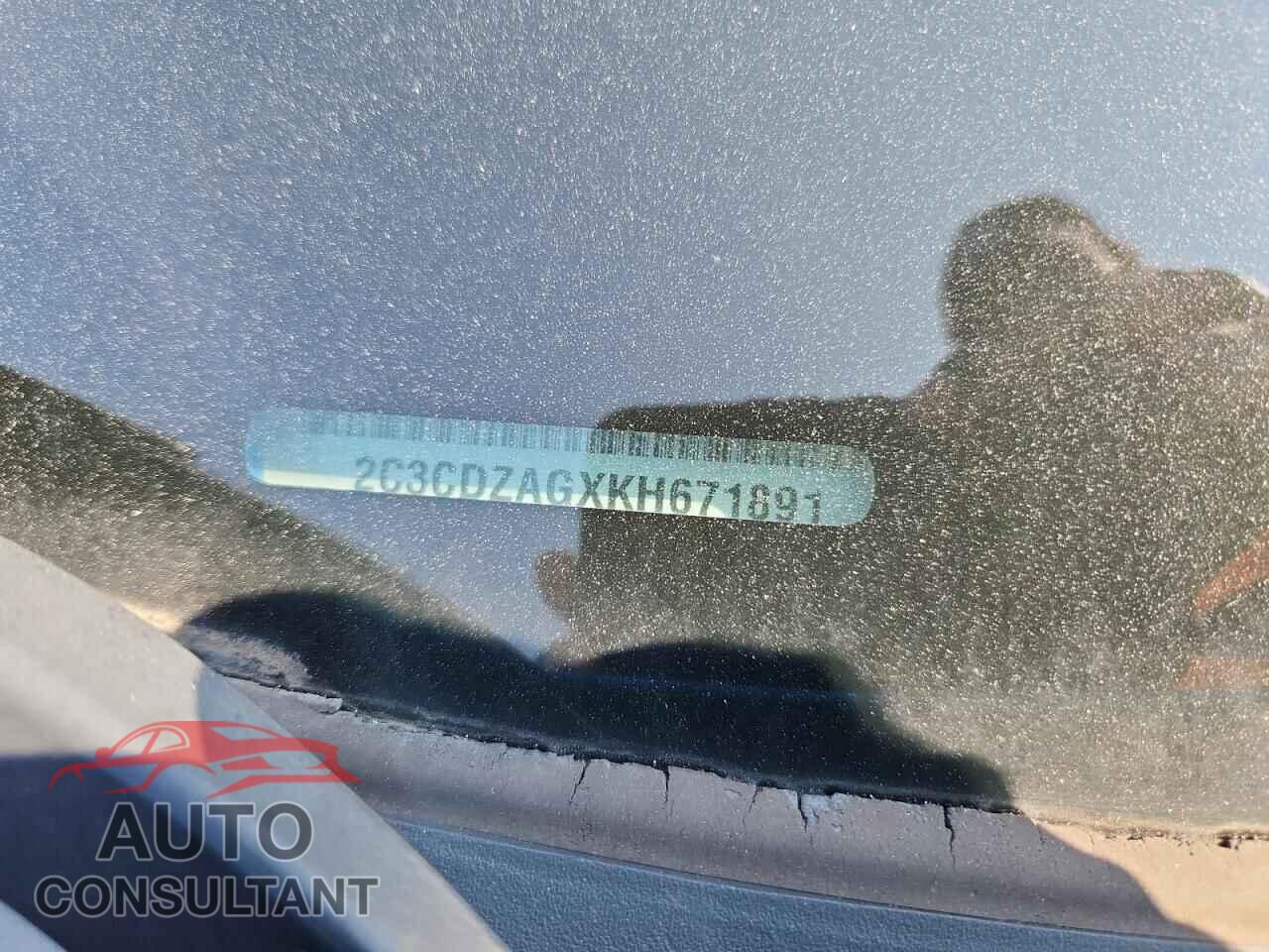 DODGE CHALLENGER 2019 - 2C3CDZAGXKH671891