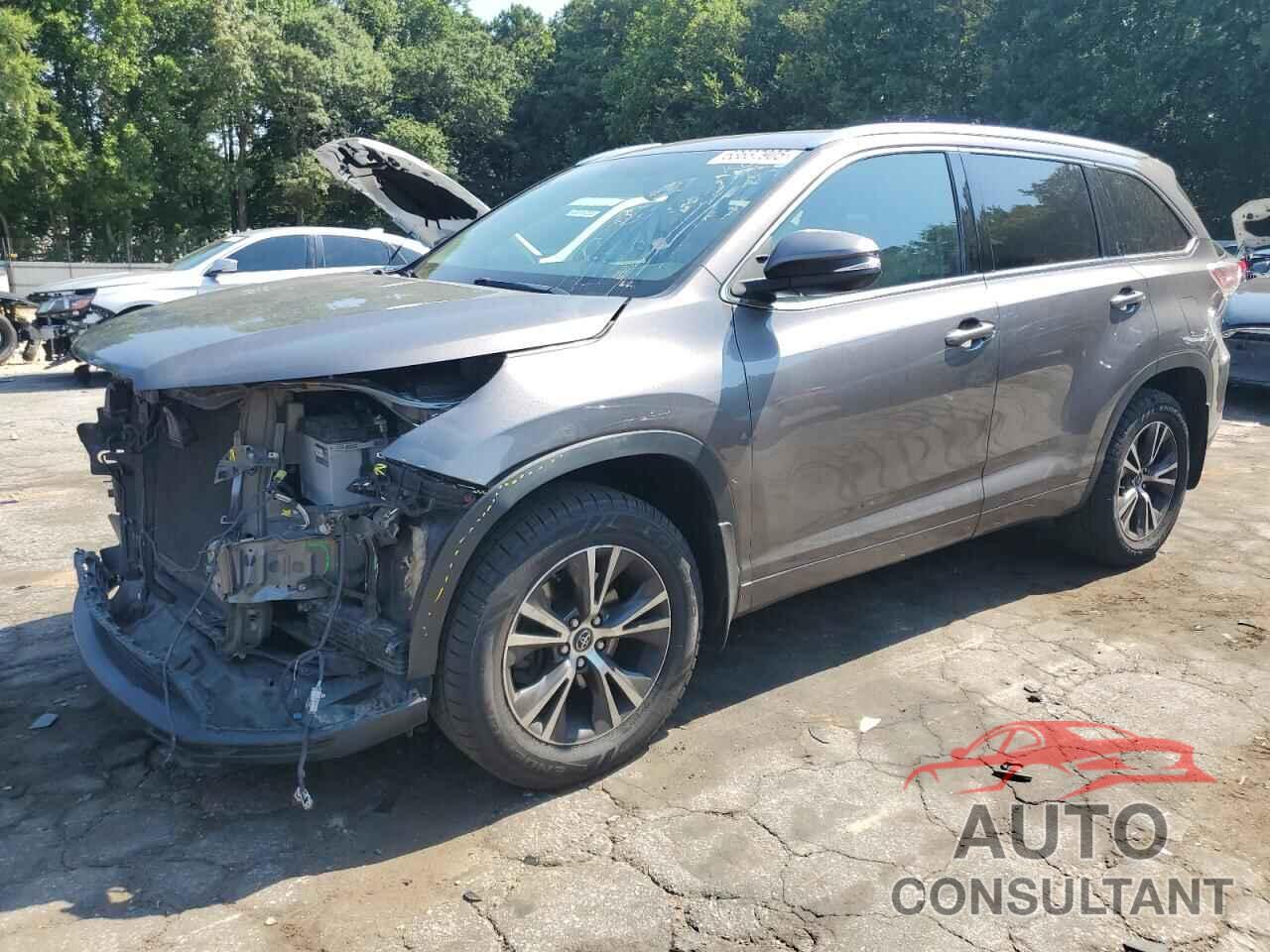 TOYOTA HIGHLANDER 2016 - 5TDJKRFH3GS281931