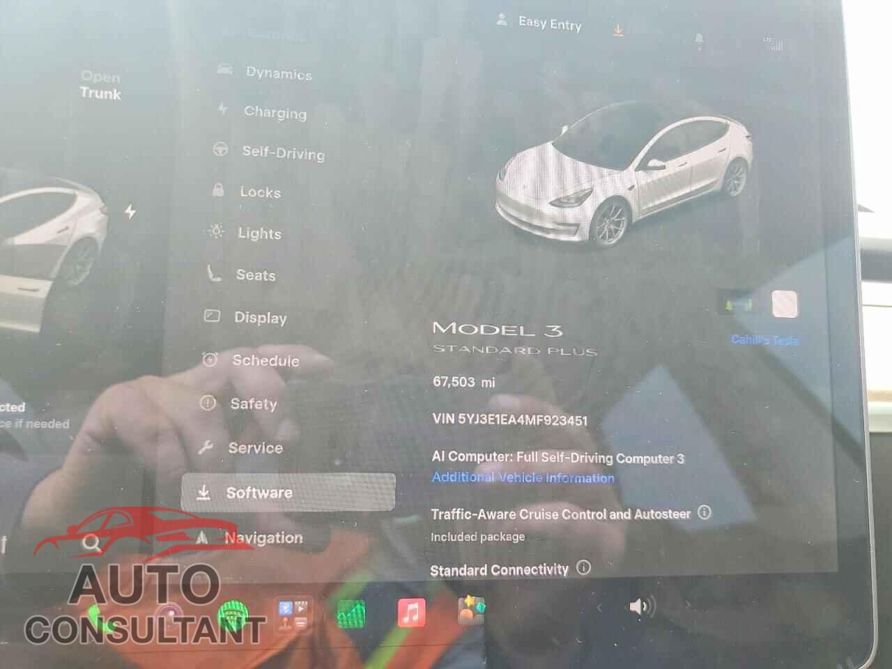 TESLA MODEL 3 2021 - 5YJ3E1EA4MF923451