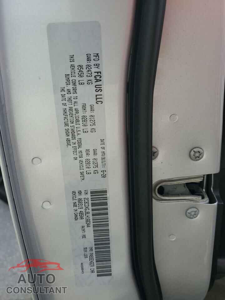 DODGE CHARGER 2020 - 2C3CDXGJ8LH166344