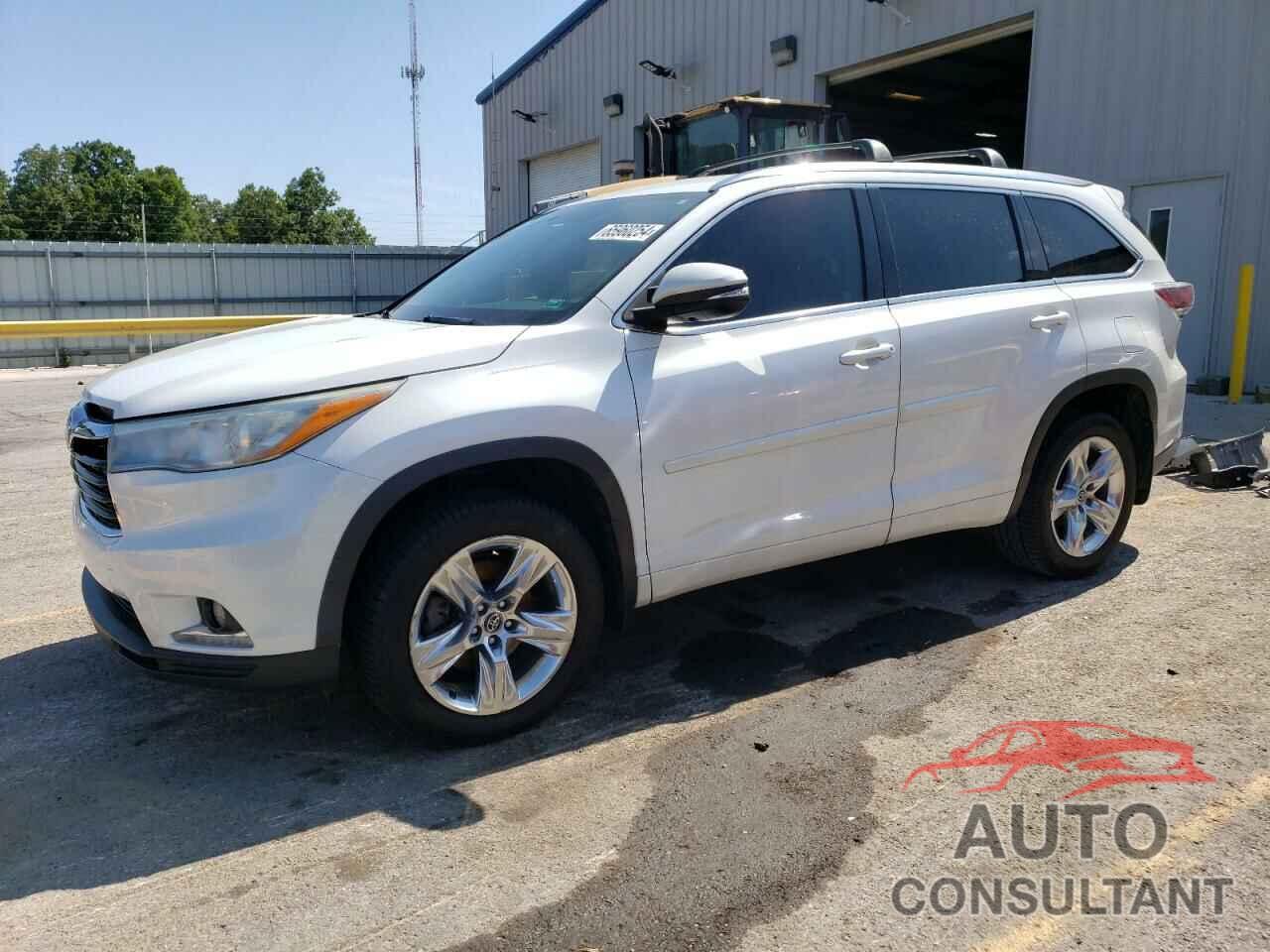 TOYOTA HIGHLANDER 2016 - 5TDYKRFH5GS152247