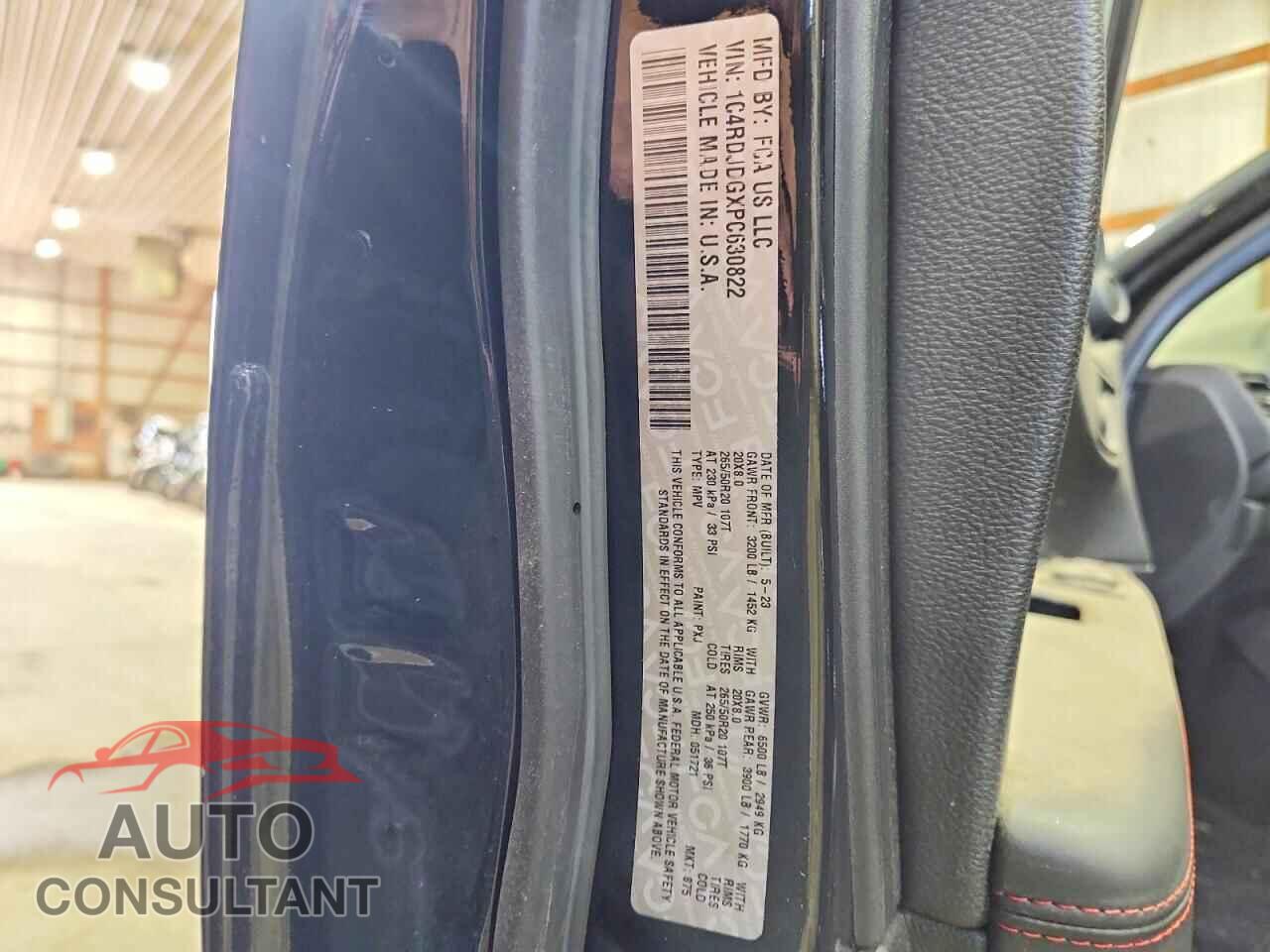DODGE DURANGO 2023 - 1C4RDJDGXPC630822