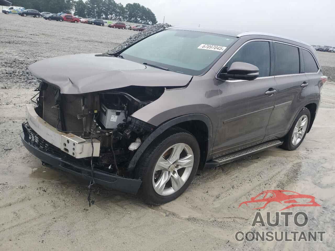 TOYOTA HIGHLANDER 2014 - 5TDDKRFH5ES026515