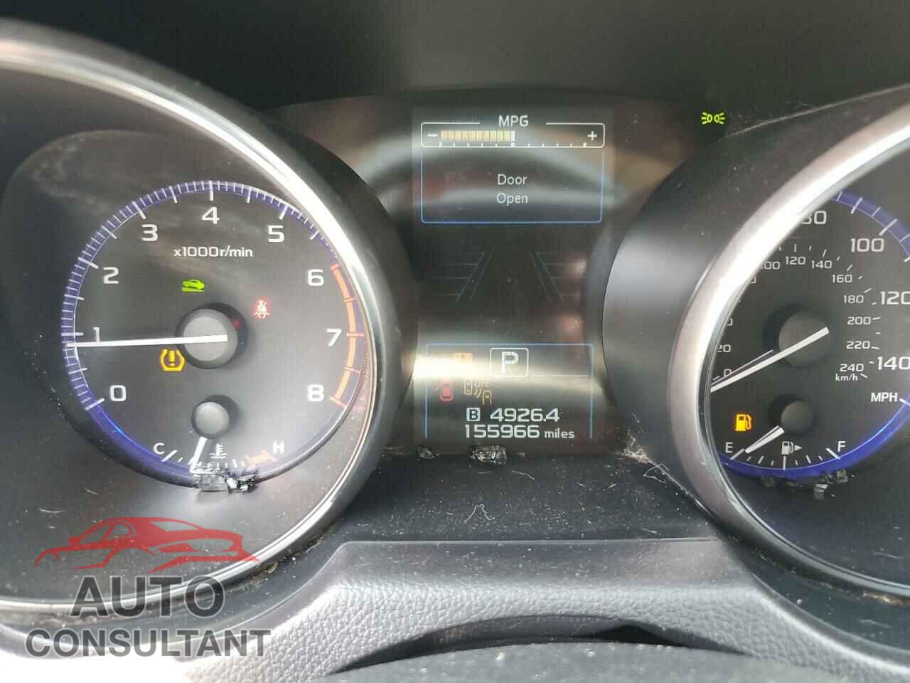SUBARU OUTBACK 2016 - 4S4BSBNC9G3292592