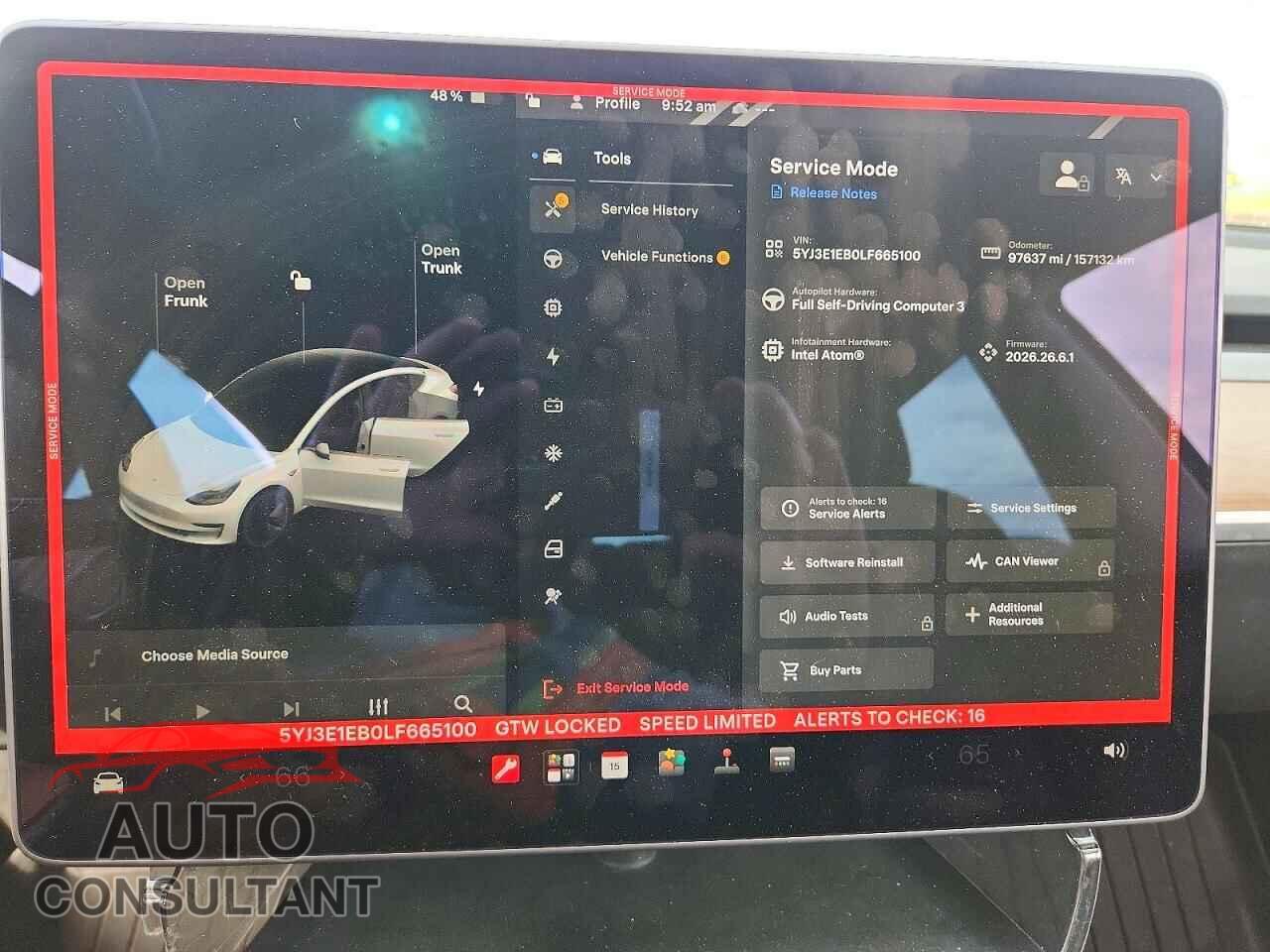 TESLA MODEL 3 2020 - 5YJ3E1EB0LF665100