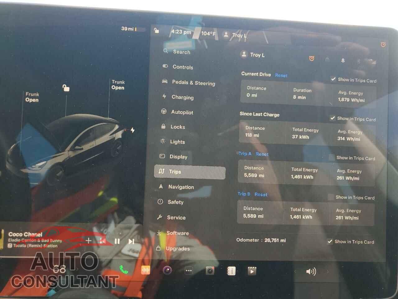 TESLA MODEL 3 2023 - 5YJ3E1EA4PF453751