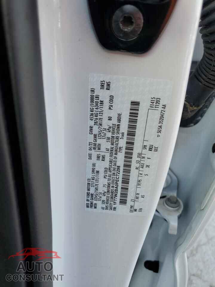 FORD F250 2023 - 1FT7W2BA0PEC72298