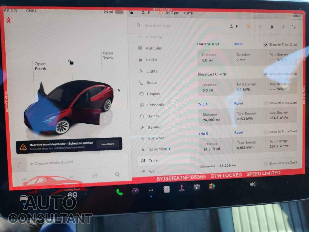 TESLA MODEL 3 2022 - 5YJ3E1EA7NF185355