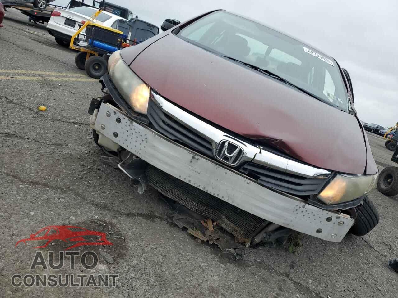 HONDA CIVIC 2012 - 19XFB2F50CE373702