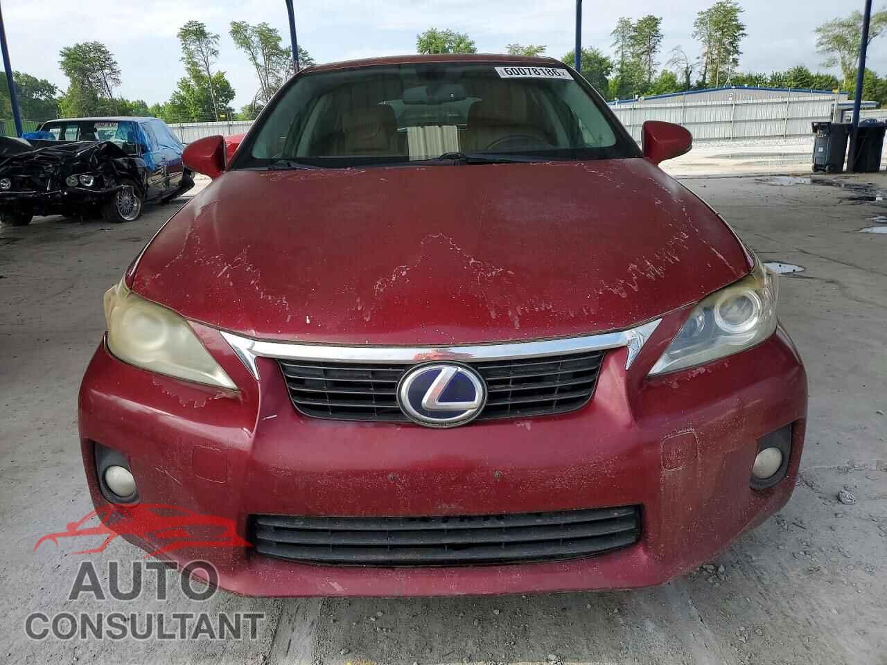 LEXUS CT 200 2012 - JTHKD5BHXC2068049