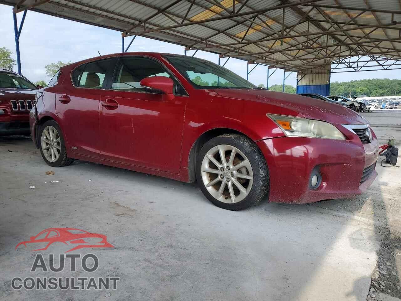 LEXUS CT 200 2012 - JTHKD5BHXC2068049