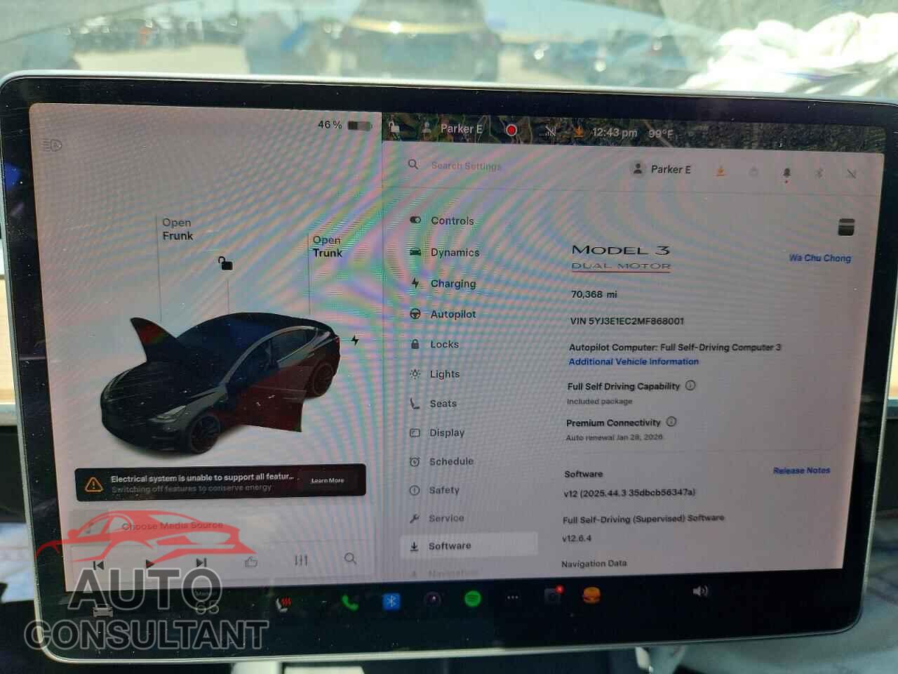 TESLA MODEL 3 2021 - 5YJ3E1EC2MF868001
