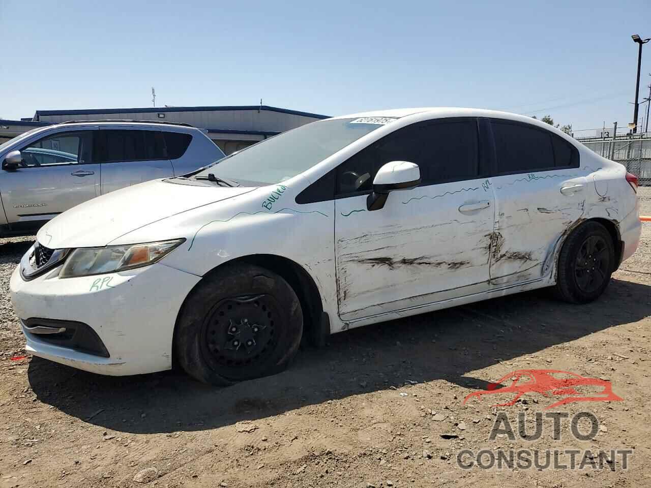 HONDA CIVIC 2013 - 19XFB2F59DE289606