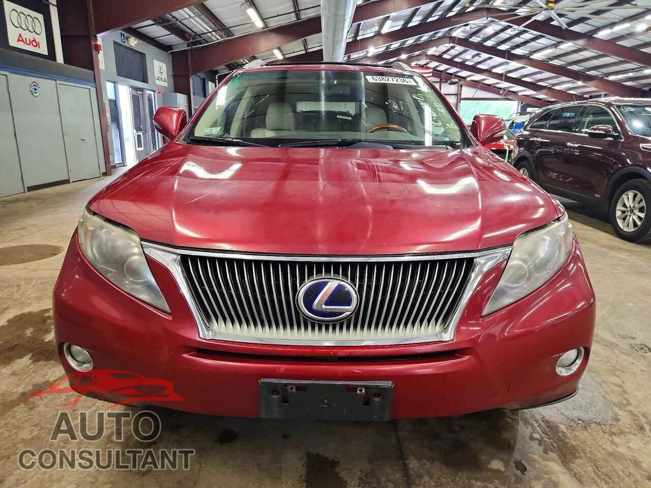LEXUS RX450 2010 - JTJBC1BA0A2024930