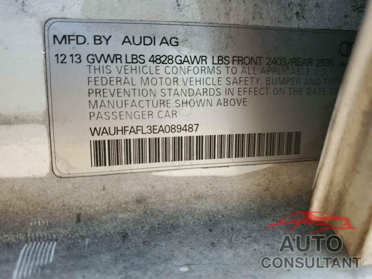 AUDI A4 2014 - WAUHFAFL3EA089487