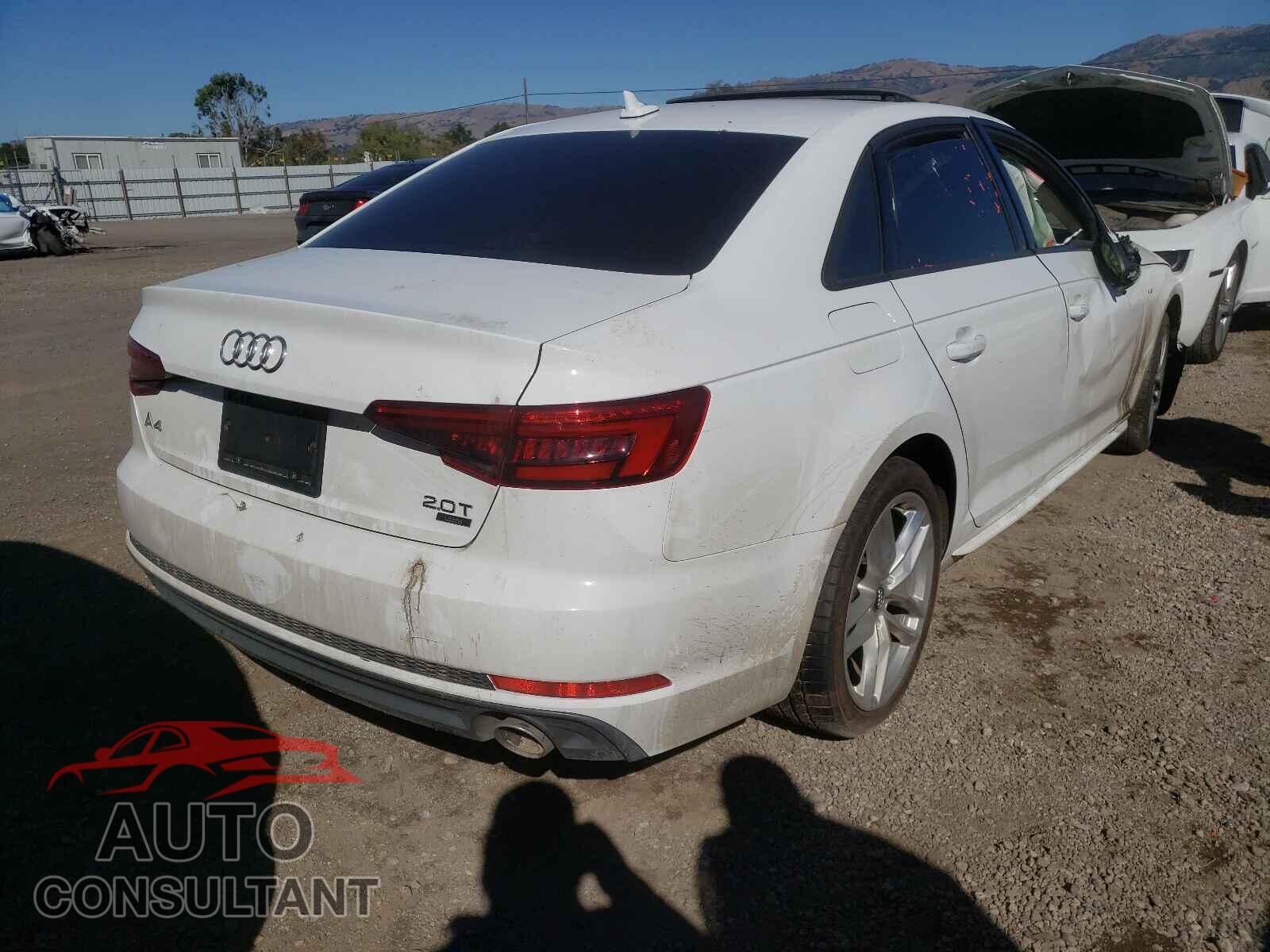 AUDI A4 2017 - WAUKMAF47HN044683
