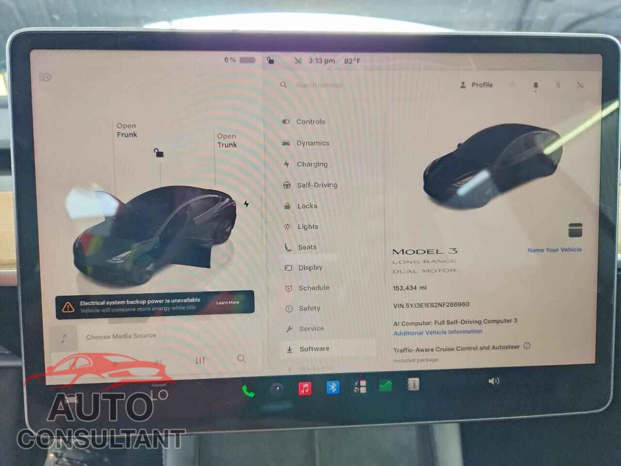TESLA MODEL 3 2022 - 5YJ3E1EB2NF286960