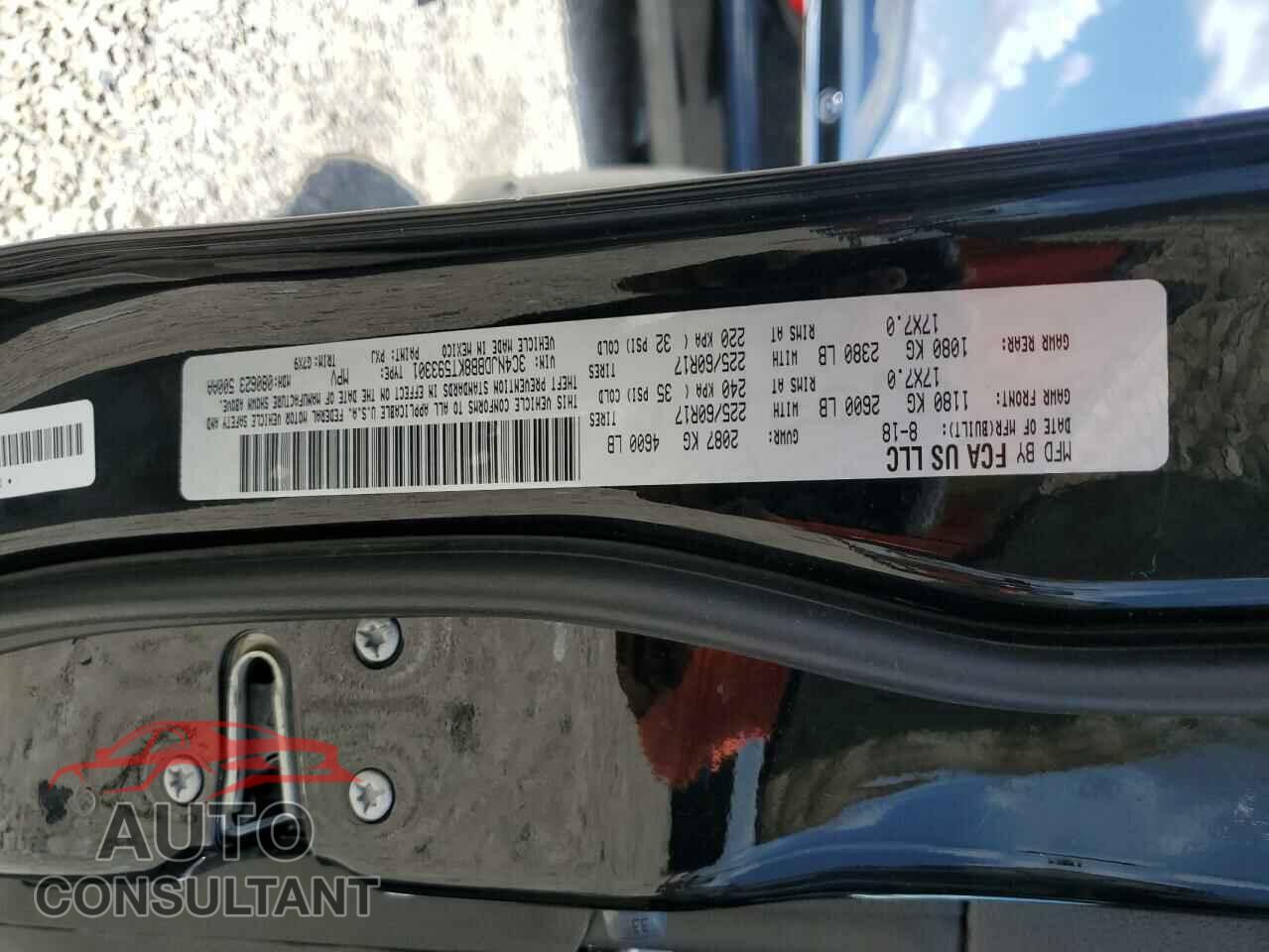 JEEP COMPASS 2019 - 3C4NJDBB8KT593301