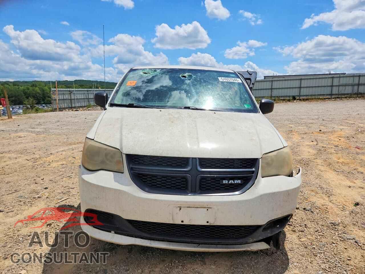 DODGE RAM VAN 2012 - 2C4RDGAG1CR277539