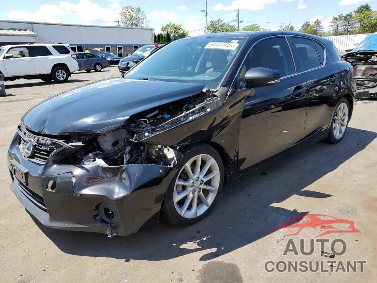 LEXUS CT 200 2012 - JTHKD5BH3C2107130