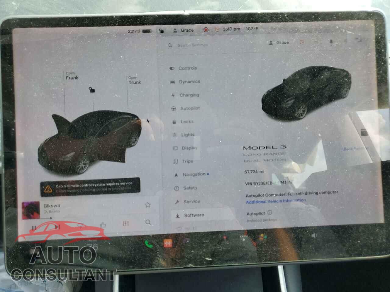 TESLA MODEL 3 2020 - 5YJ3E1EB4LF741417