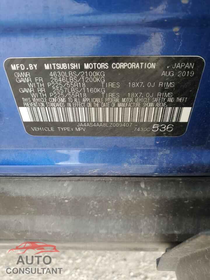 MITSUBISHI ECLIPSE 2020 - JA4AS4AA8LZ009407