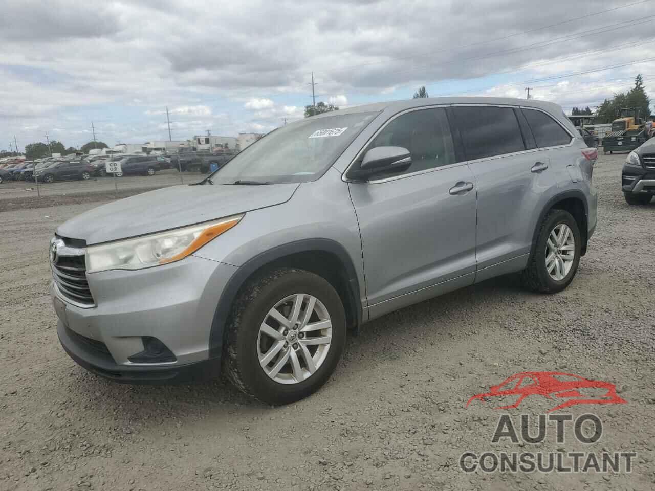 TOYOTA HIGHLANDER 2014 - 5TDBKRFH6ES033805