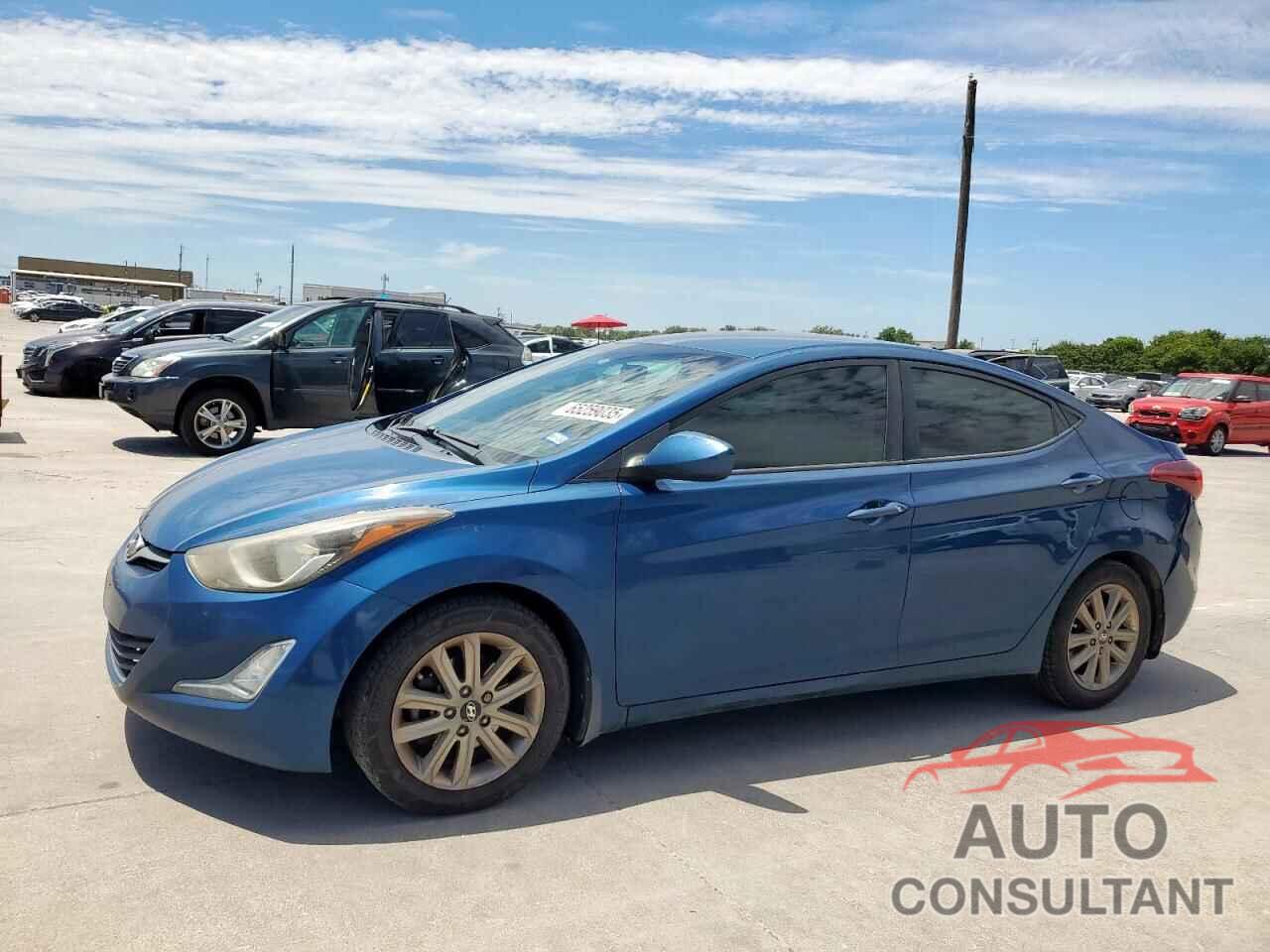 HYUNDAI ELANTRA 2014 - KMHDH4AE3EU137795