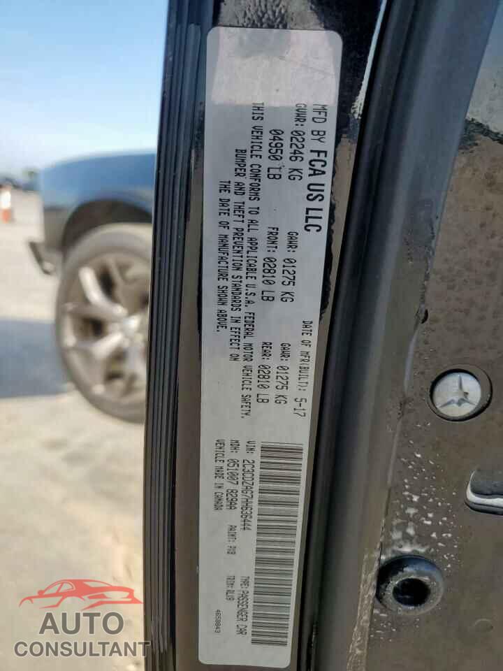 DODGE CHALLENGER 2017 - 2C3CDZAG7HH636444