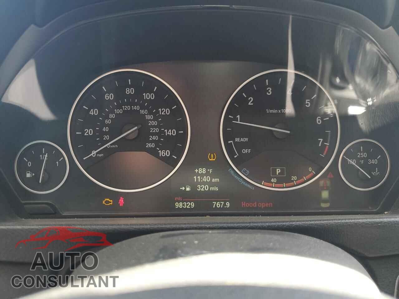 BMW 3 SERIES 2012 - WBA3C1C54CF433370
