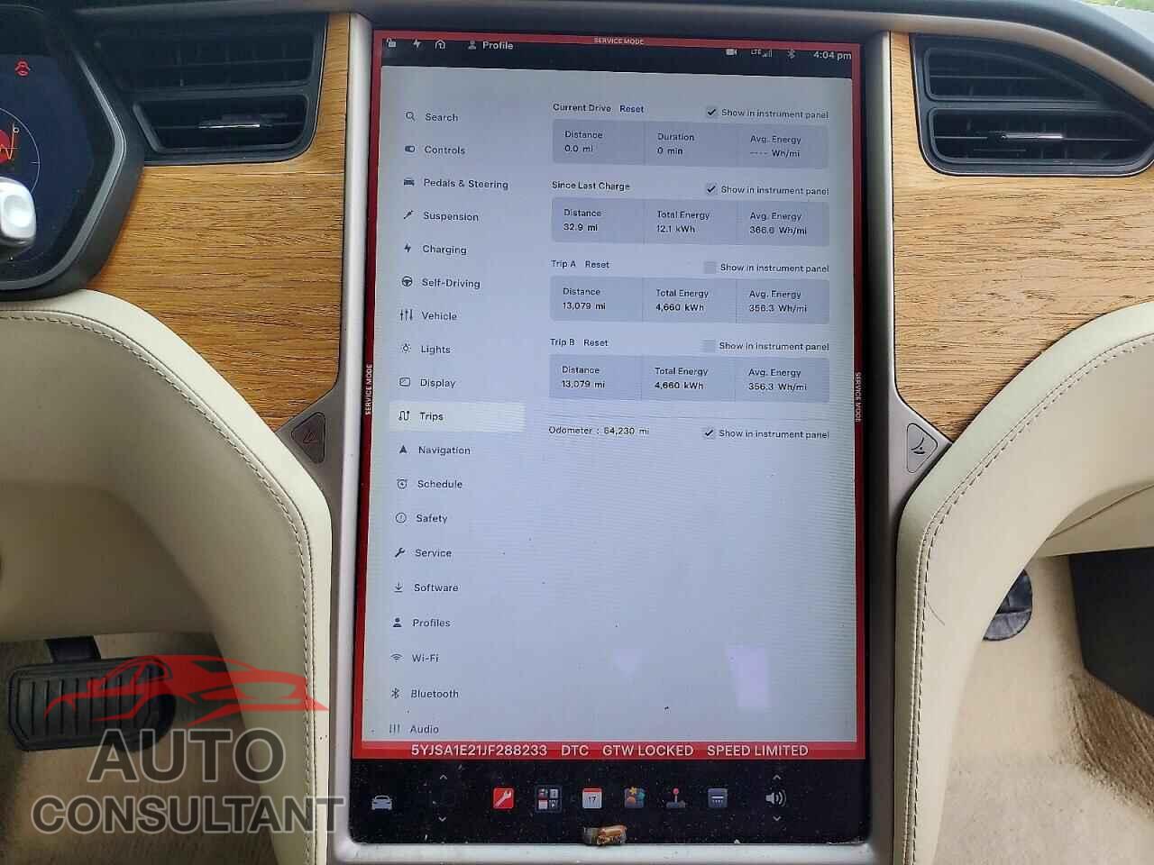 TESLA MODEL S 2018 - 5YJSA1E21JF288233
