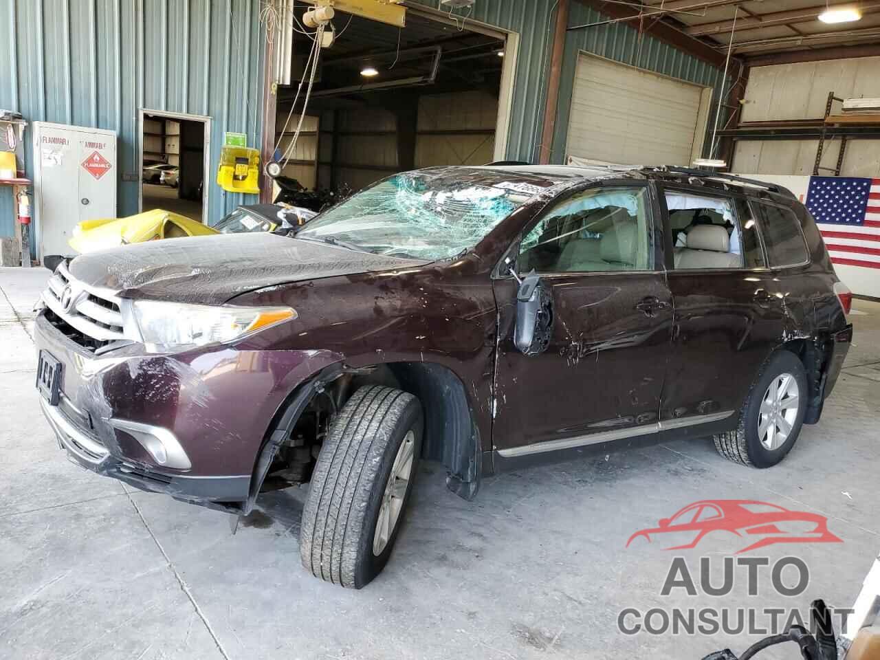 TOYOTA HIGHLANDER 2013 - 5TDBK3EH7DS222539