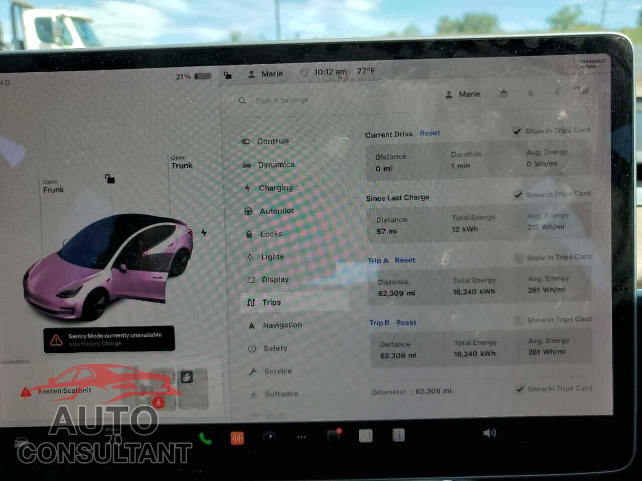 TESLA MODEL 3 2019 - 5YJ3E1EB4KF497234