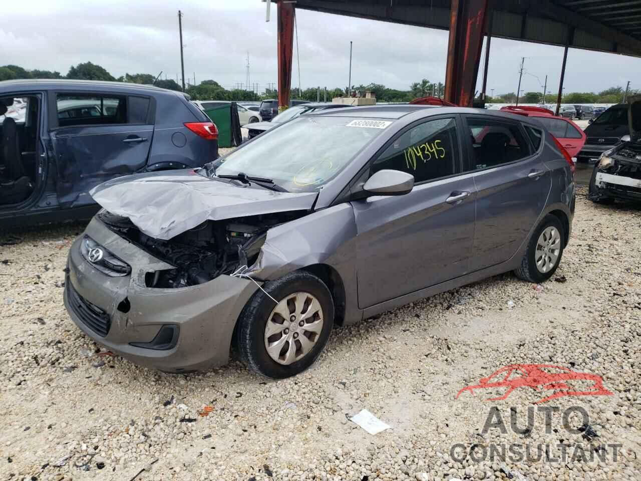 HYUNDAI ACCENT 2016 - KMHCT5AE2GU261138