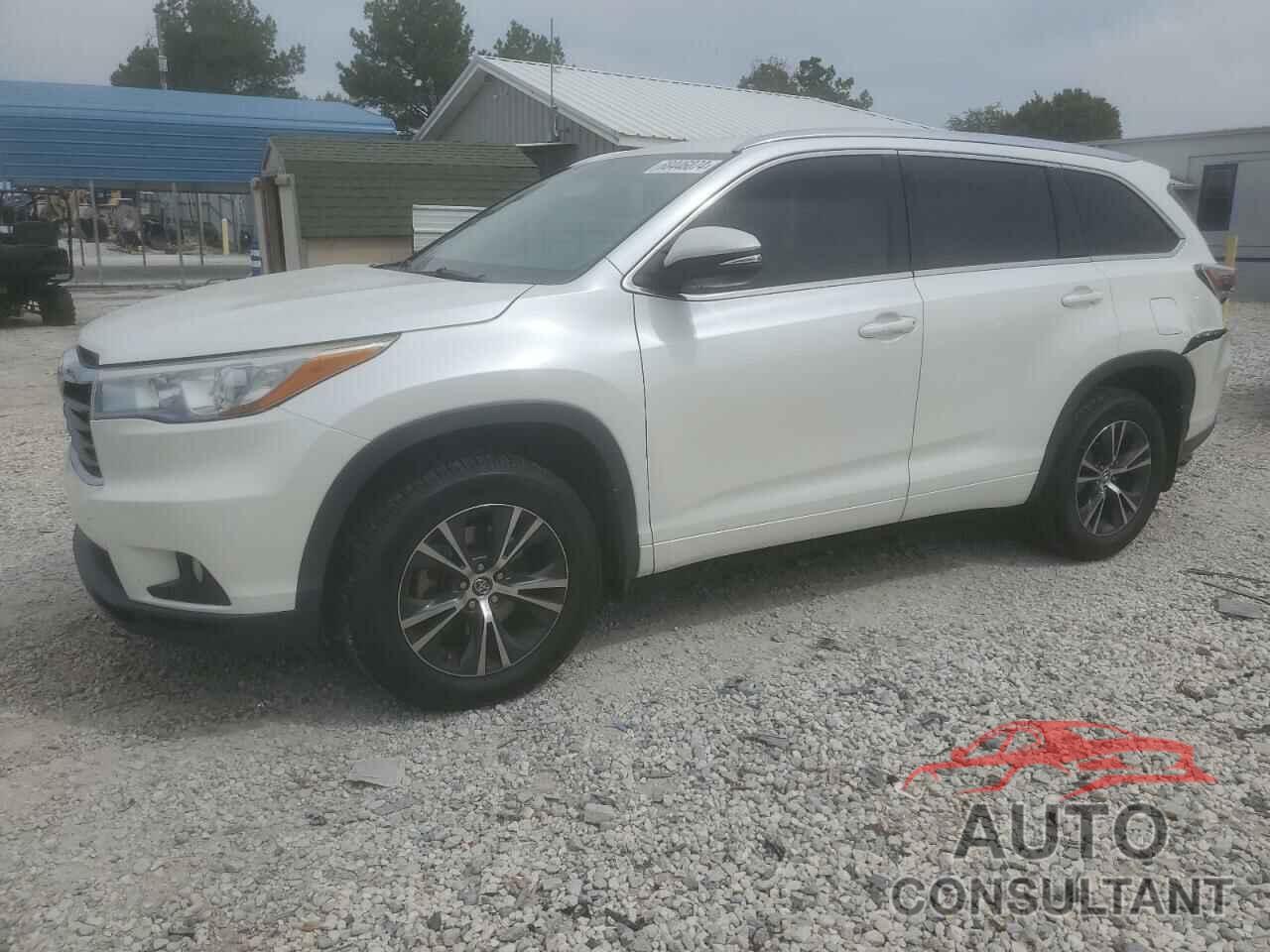 TOYOTA HIGHLANDER 2016 - 5TDKKRFH4GS139687