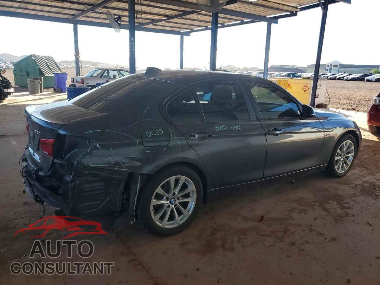 BMW 3 SERIES 2017 - WBA8E1G39HNU17736