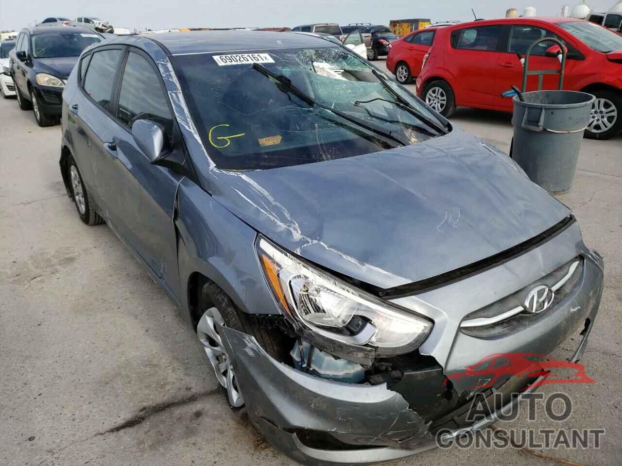 HYUNDAI ACCENT 2017 - KMHCT5AE8HU356210