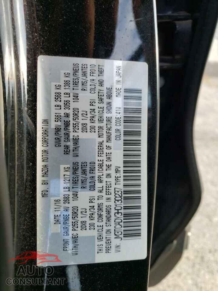 MAZDA CX-9 2017 - JM3TCADY3H0130237