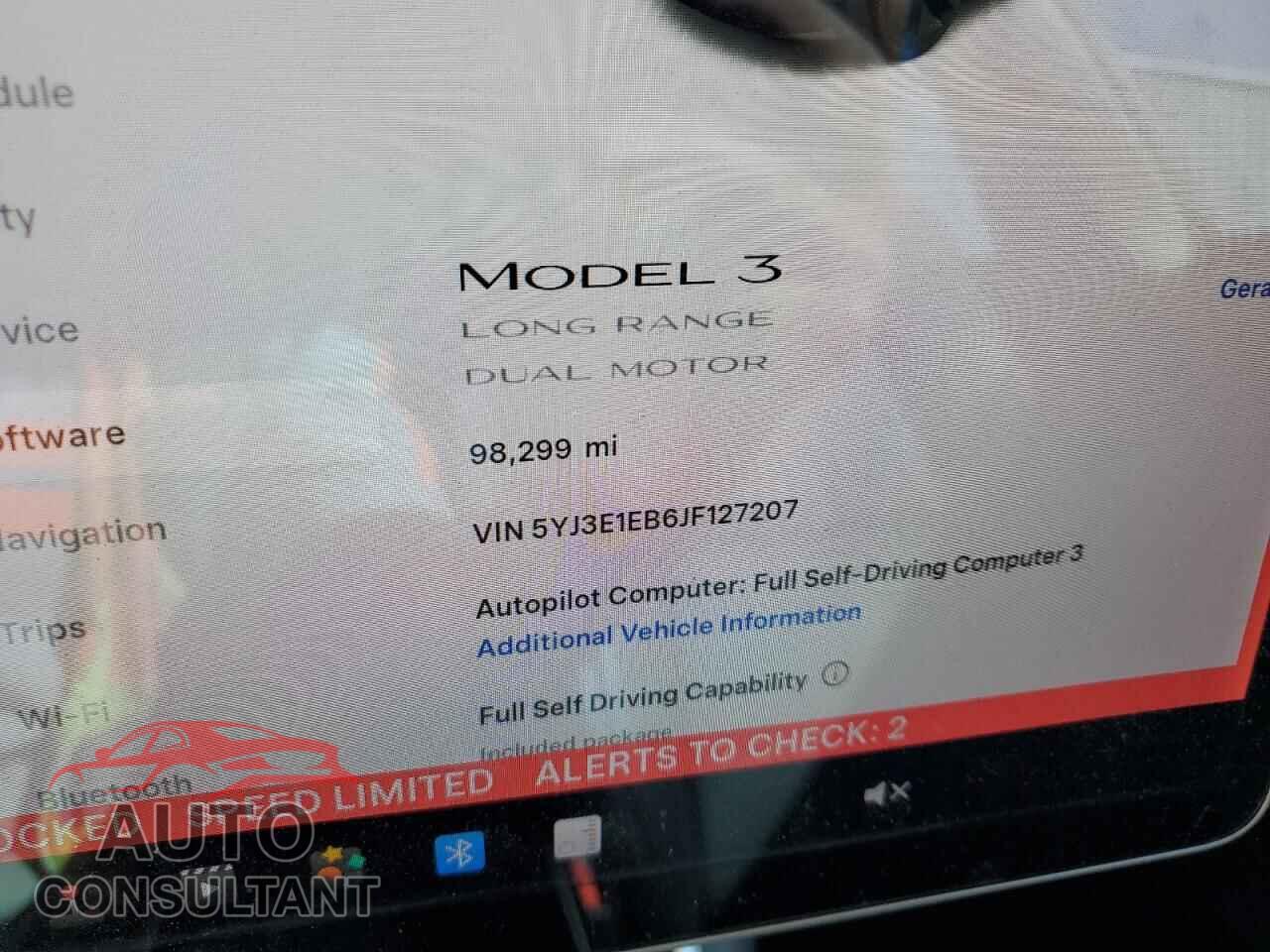 TESLA MODEL 3 2018 - 5YJ3E1EB6JF127207