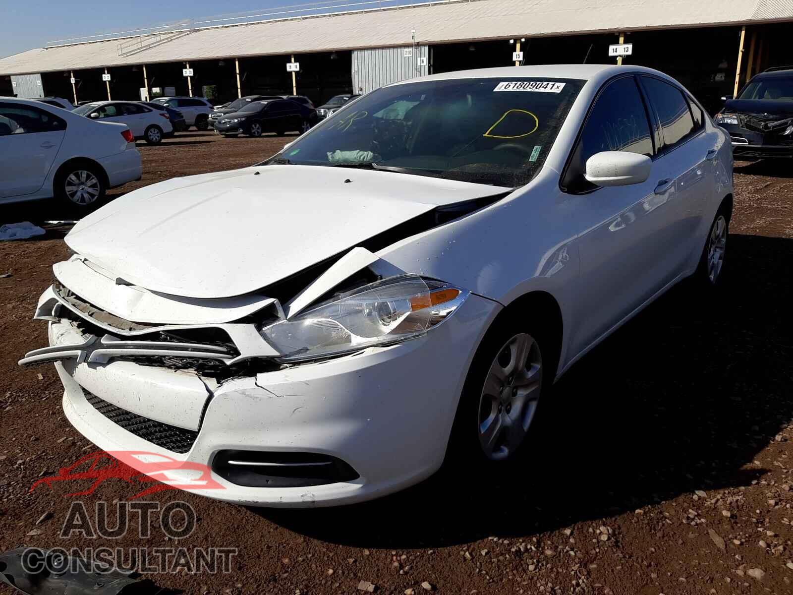 DODGE DART 2016 - 1C3CDFAA4GD607702