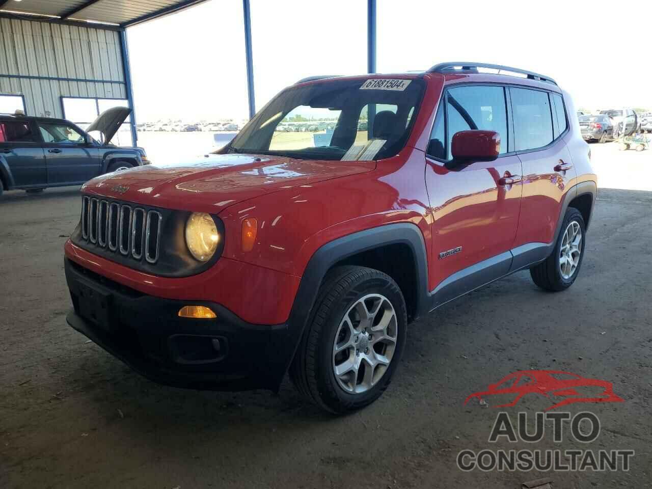 JEEP RENEGADE 2016 - ZACCJBBT2GPE30534