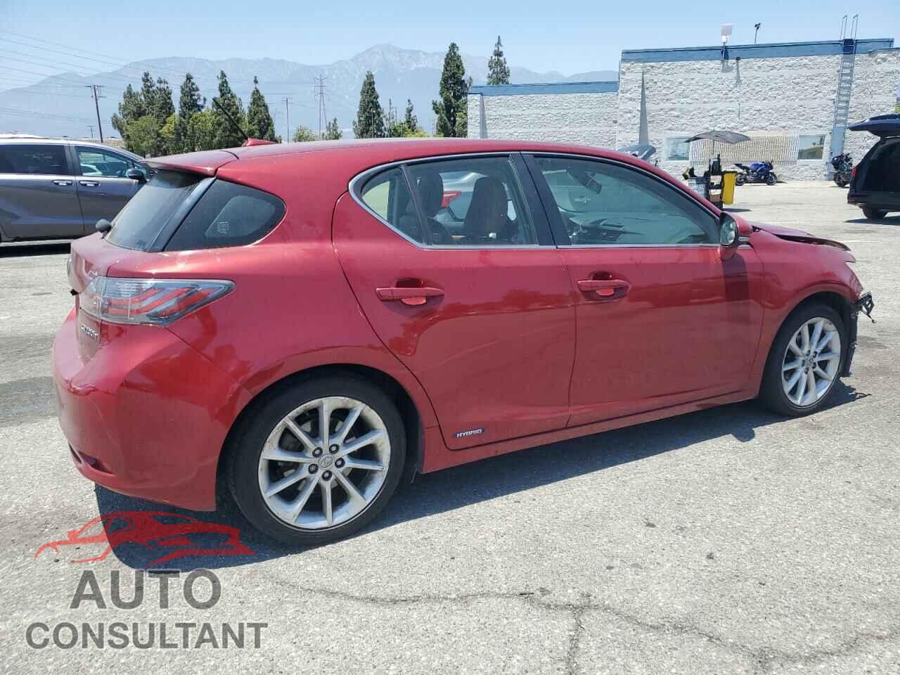 LEXUS CT 200 2012 - JTHKD5BH9C2095291