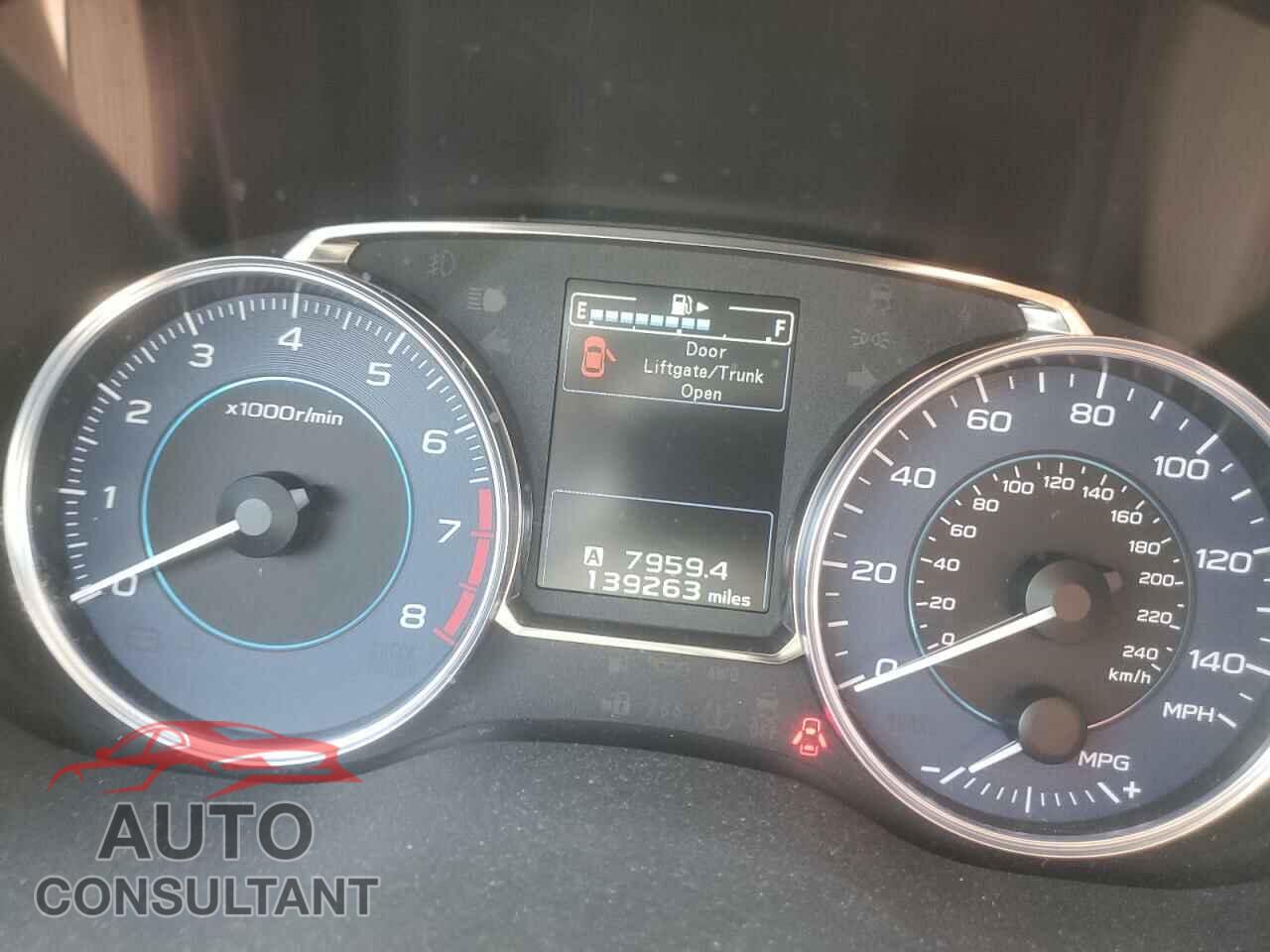 SUBARU XV 2015 - JF2GPAMC5F8283642