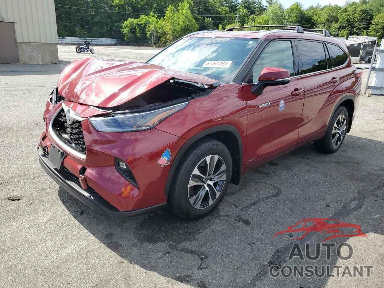 TOYOTA HIGHLANDER 2021 - 5TDHBRCH7MS023698