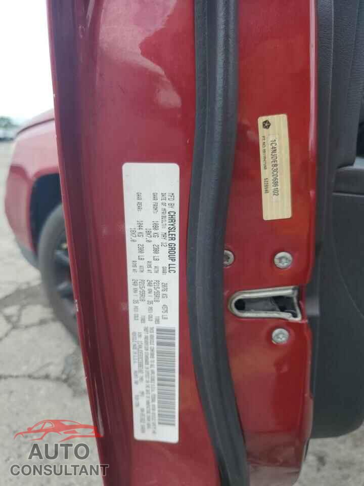 JEEP COMPASS 2012 - 1C4NJDEB3CD686102